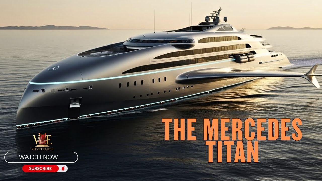 5 Billion $ Mercedes Titan Horizon Vessel | A Futuristic Aircraft-Inspired Megaship |VLVET EMPIRE 💸💸