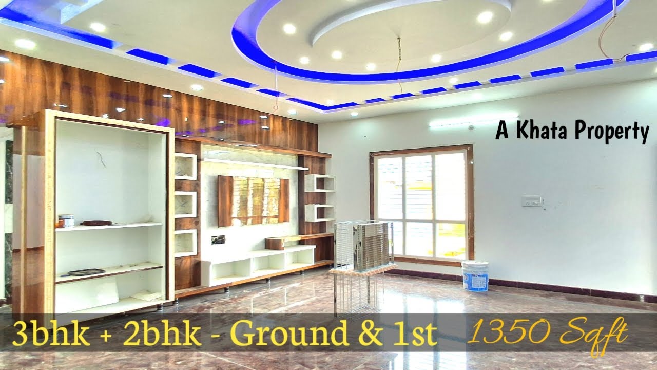 3bhk + 2bhk | Ground & 1st Floor | 30x45, 1350 Sqft | House For Sale Bangalore | A Khata Property