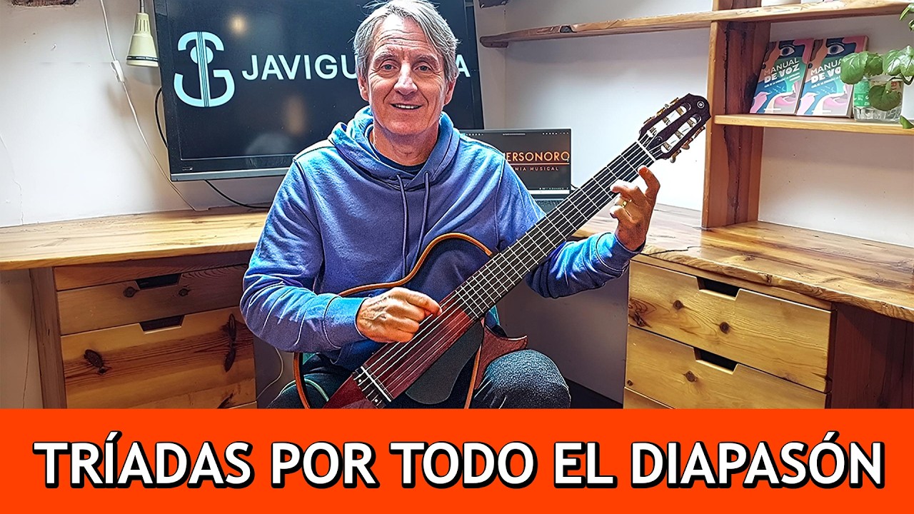 TRIADAS EN 2 POSICIONES DIFERENTES DE TU GUITARRA