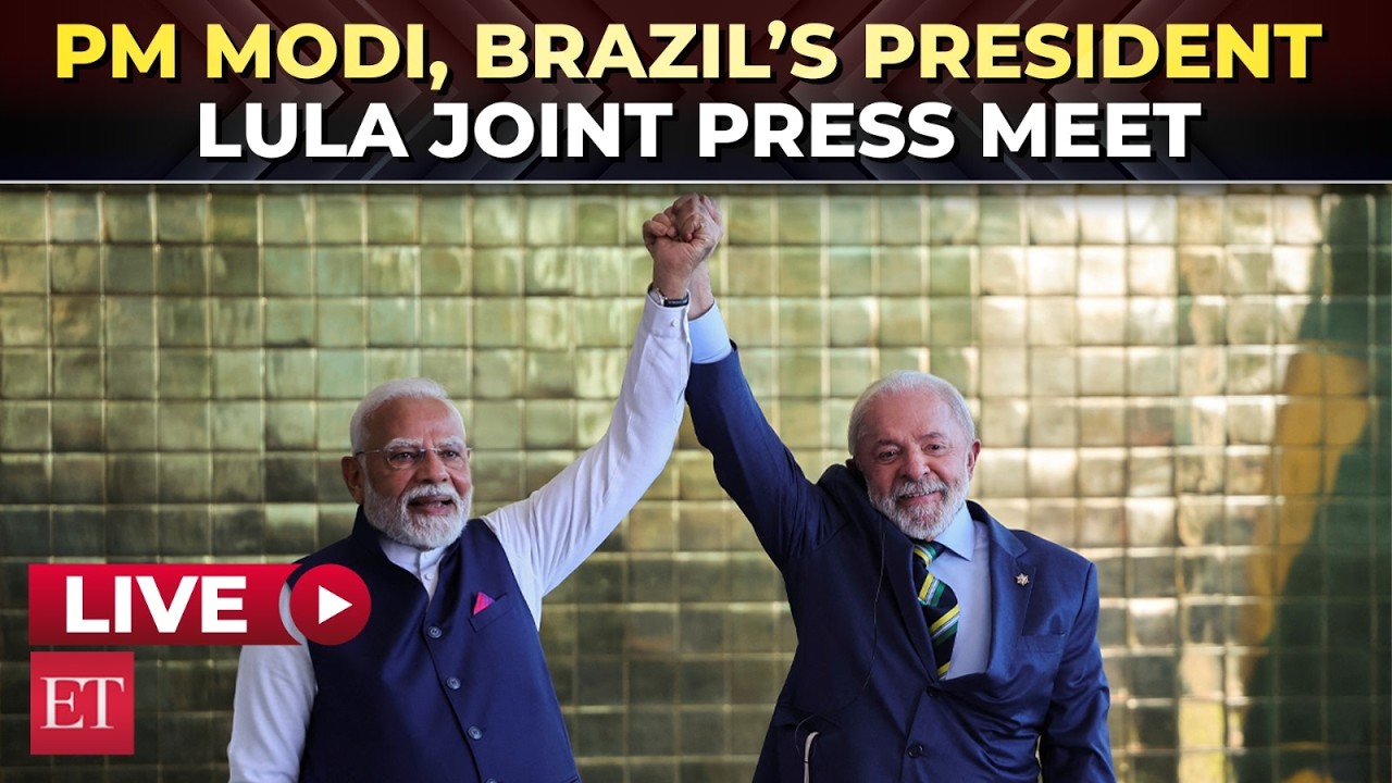 PM Modi, Brazil&rsquo;s President Lula hold joint press conference at Hyderabad House, Delhi