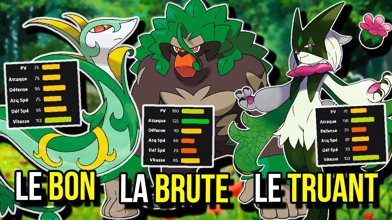 LES STARTERS PLANTE SONT LES MEILLEURS DU JEU (première fois en 25 ans !)