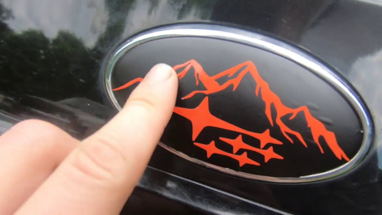 Transforming Your Subaru Emblems with Orsini Design emblem overlays!