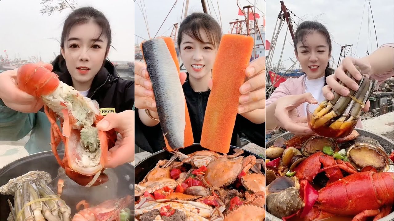 #yummy  the fishermen eat dace, swimming crabs, lobsters, razor clams, conches, prawns, and oysters.