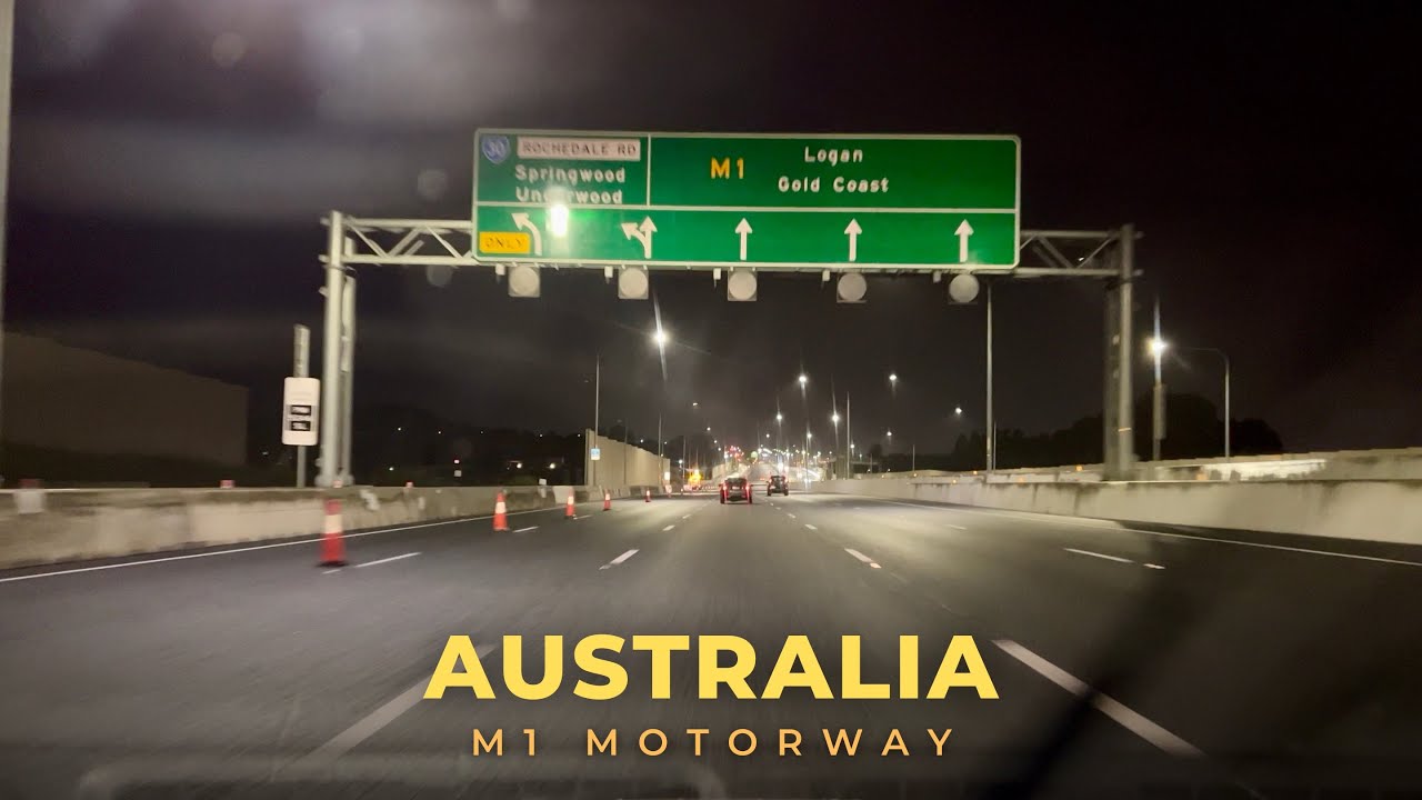 AUSTRALIA - Driving on The M1 Motorway || QLD || HDR DOLBY VISION