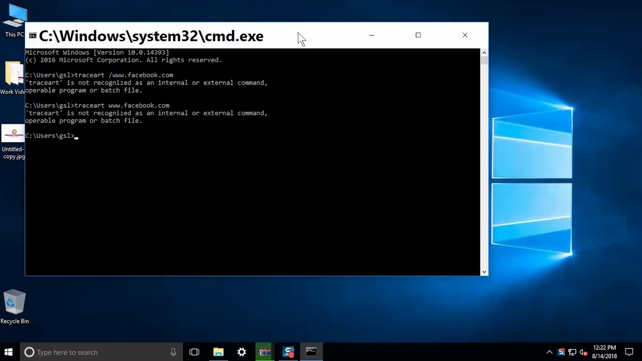 Tracert for search hop count
