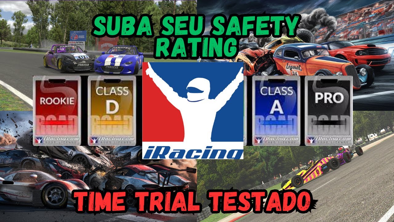 Como subir o Safety Rating de maneira 100% segura (Testei os detalhes do Time trial) - Iracing