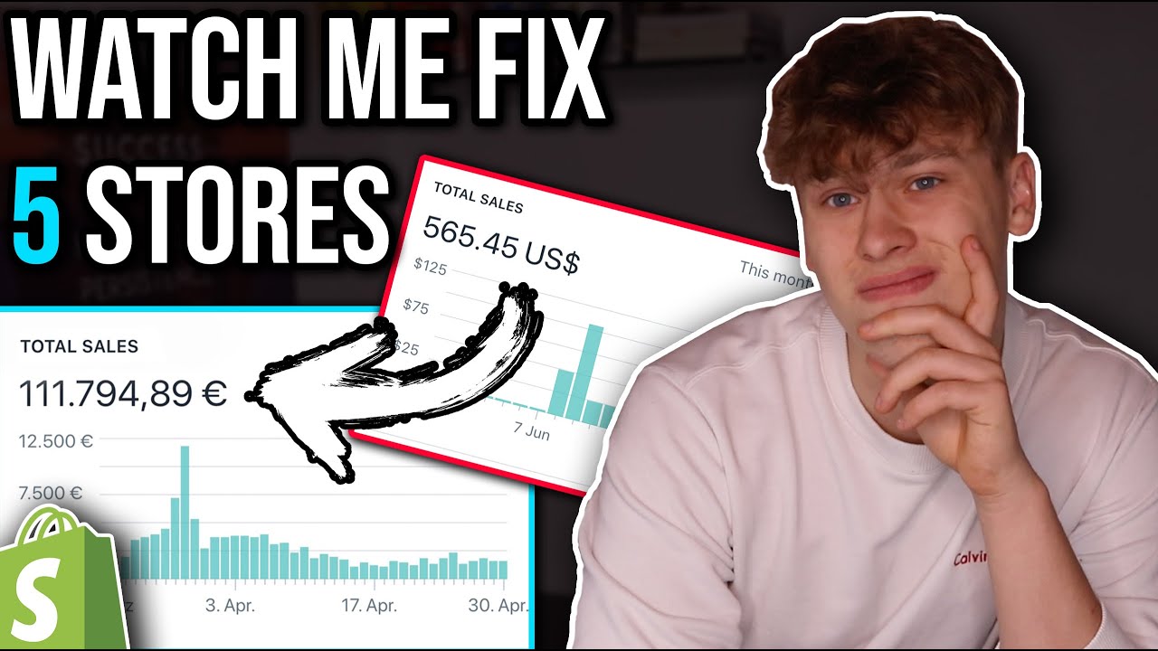Lots of Traffic but No Sales? Watch me Fix LIVE Shopify Dropshipping Stores