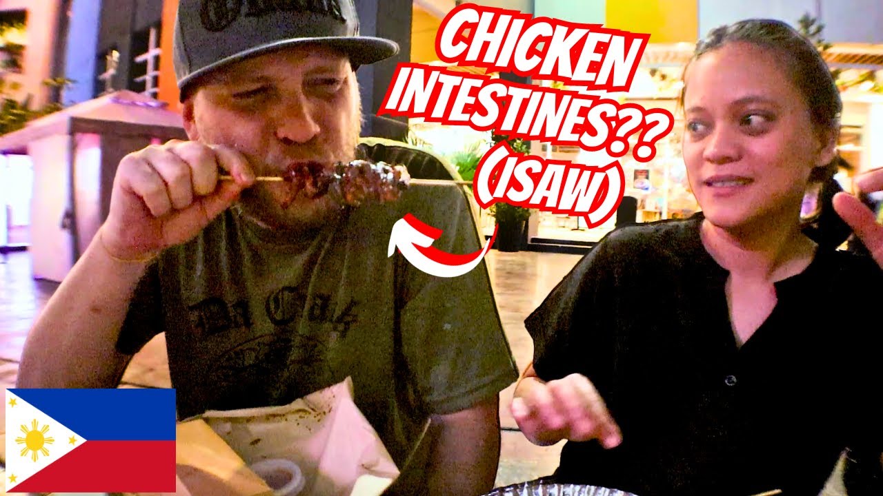 American Chef Tries Filipino Street Food!! | Mercato Eastwood City | Philippines Travel Vlog