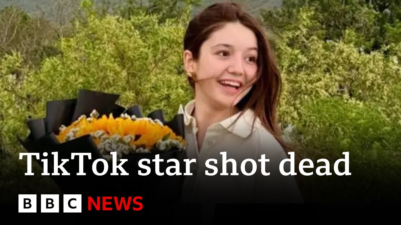 Teen TikTok star shot dead after man broke into her home, police say | BBC News