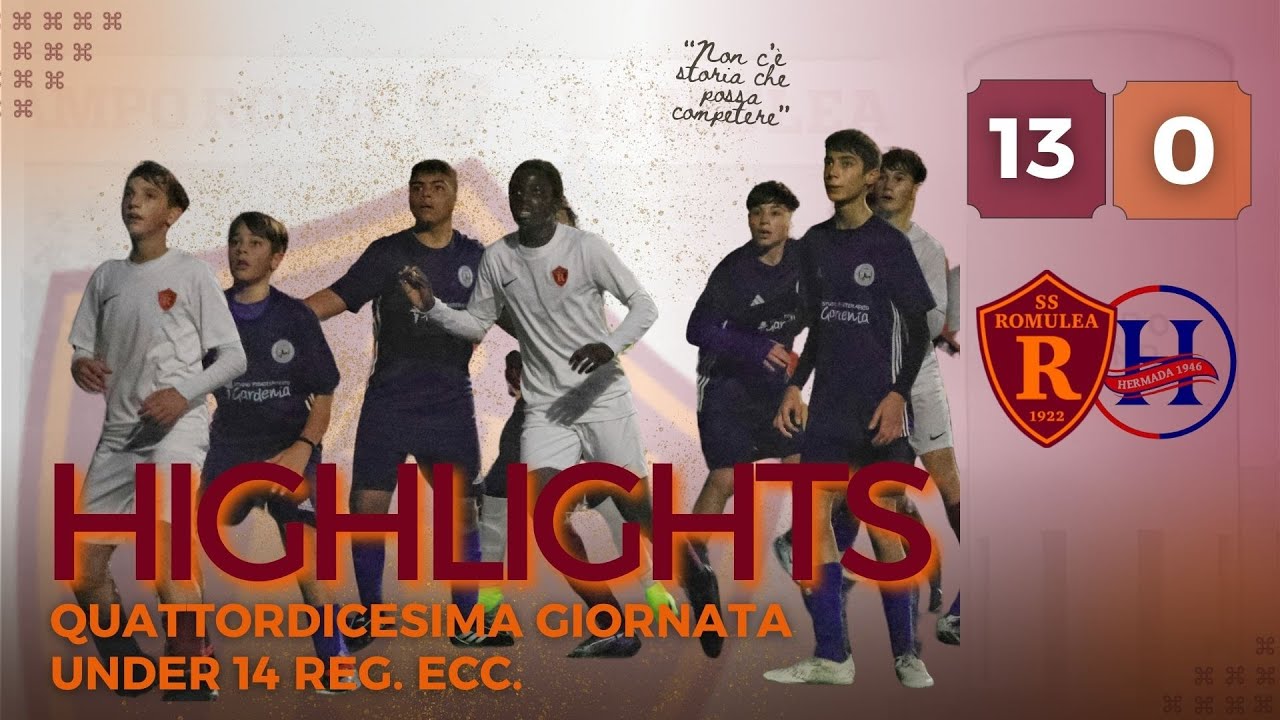 Romulea - Hermada | GOAL e HIGHLIGHTS XIV giornata Under 14 Reg. Ecc.