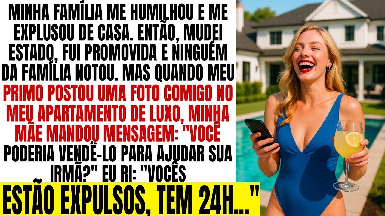 Meus pais tinham esquecido que eu existia    até que meu primo postou uma foto do meu apartamento