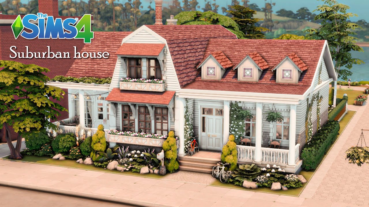 Suburban house | Sims 4 | Stop motion | NO CC