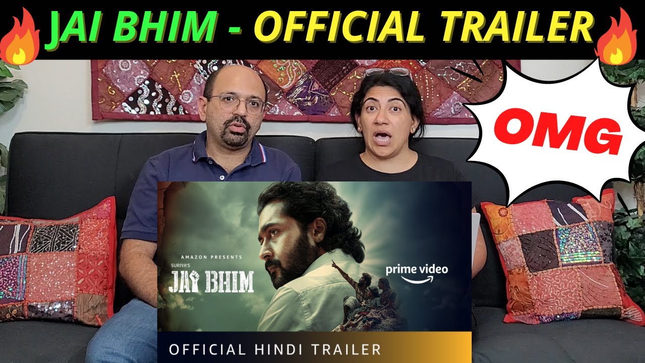 Jai Bhim - Official Hindi Trailer | Suriya | Amazon Prime Video | Indian American Reactions !