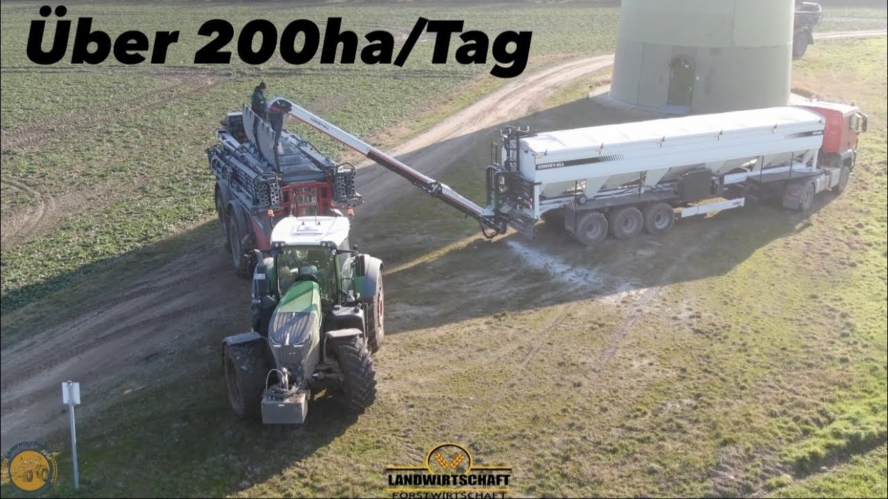 Über 200ha/Tag Machbar! Großeinsatz Dünger Spritzen 2x Horsch Leep Xeric 14FS 48m Arbeitsbreite