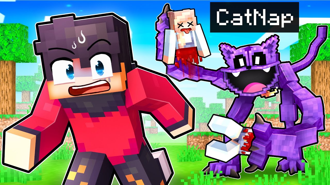 We Survived EVIL CATNAP in Minecraft!