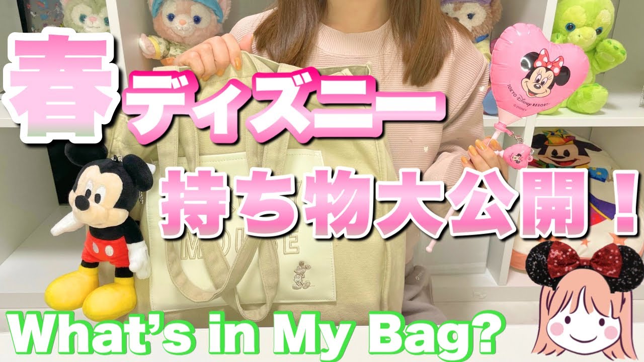 春ディズニーの持ち物紹介🌸春ならではの悩み＆あったら嬉しい便利アイテム！