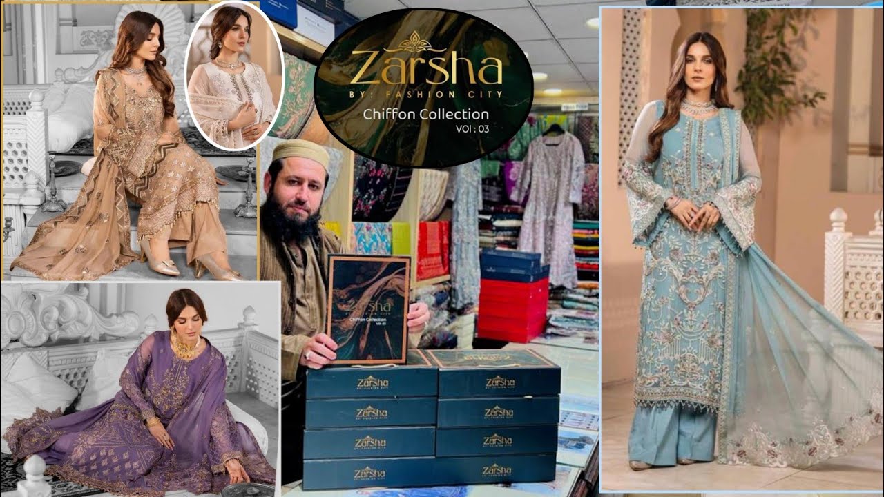 ZARSHA ✨ by FLOSSIE 💫VOL-3  ✨ Chiffon Collection ✨ ALL DESIGHNS HANDMADE @m.y.kdesigner