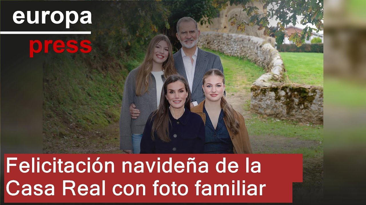 Ya est&aacute; aqu&iacute; la felicitaci&oacute;n navide&ntilde;a de la Casa Real: Foto familiar en un entorno rural