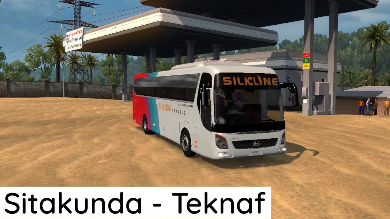 ETS2 bus mod - road to Teknaf - GMT map v2