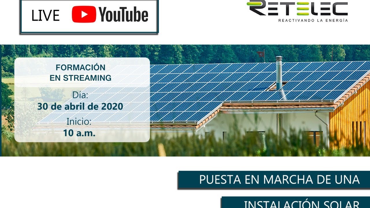 Puesta en marcha de una instalación solar