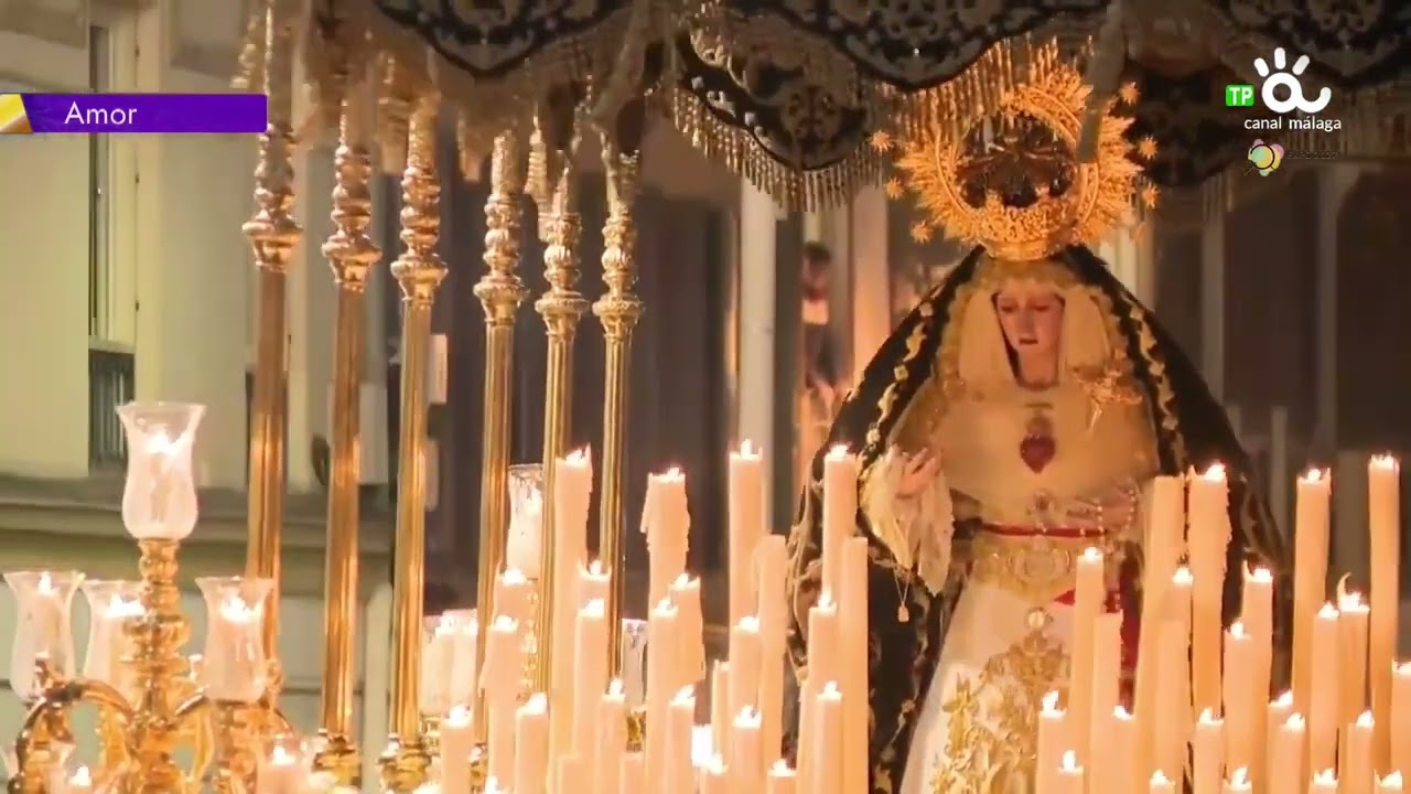 Virgen de la Caridad (Amor) en Tribuna Oficial | Málaga 2023