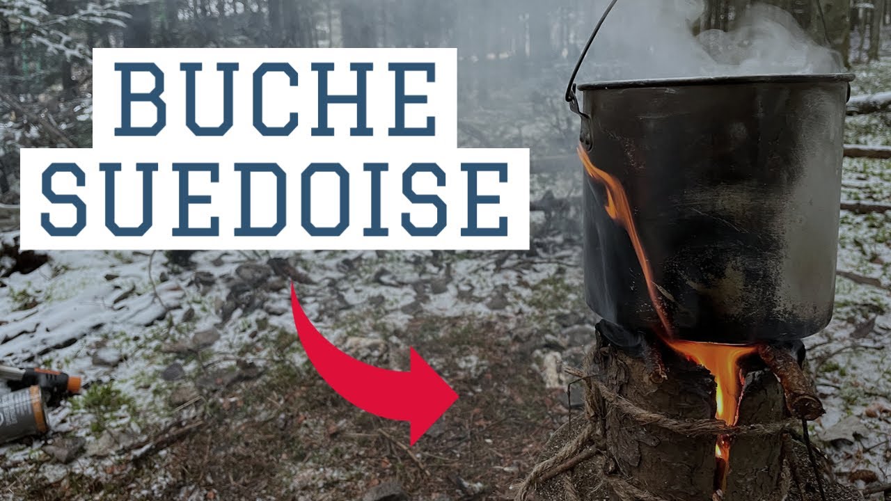 BUCHE SUEDOISE OU SCANDINAVE / Projet Bushcraft