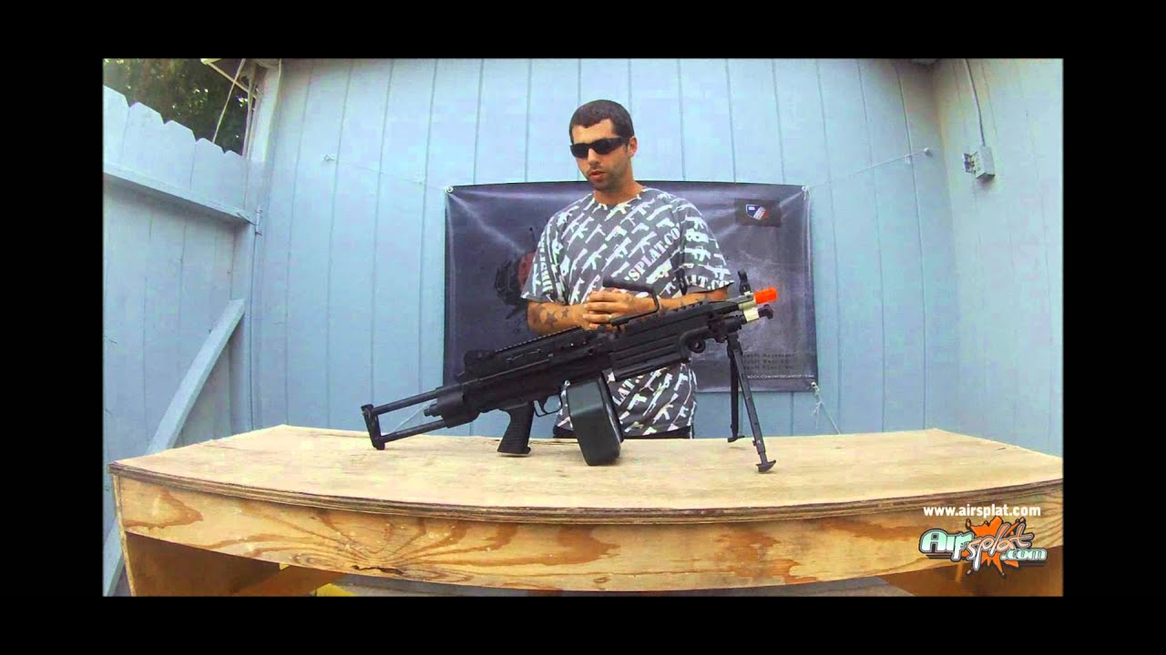 AirSplat - Guest Review A&K LMG P Airsoft SAW Machine Gun Rifle