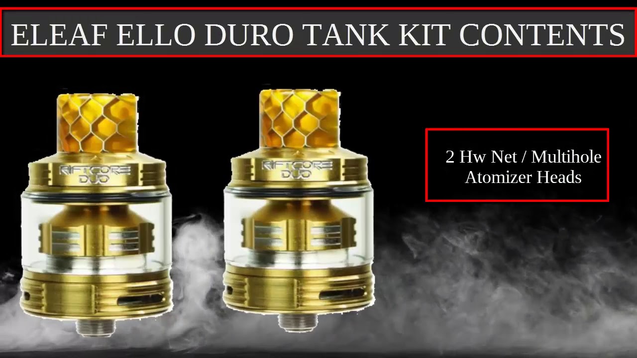 ELEAF ELLO DURO TANK By Wilsonvapes