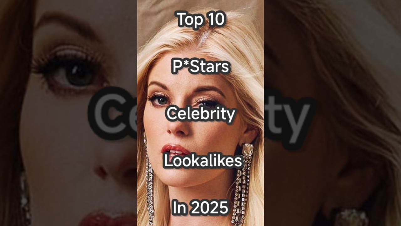 Top 10 Pstars Celebrity Lookalikes in 2025 #beauty #shorts #new #trending #top10 #top #like