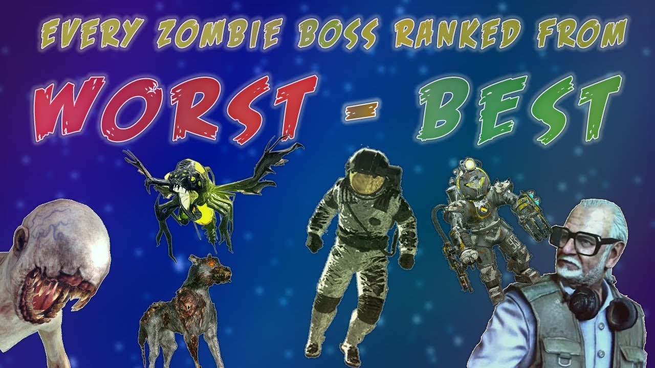 EVERY ZOMBIE BOSS RANKED FROM WORST TO BEST- (Call of Duty: Zombies)
