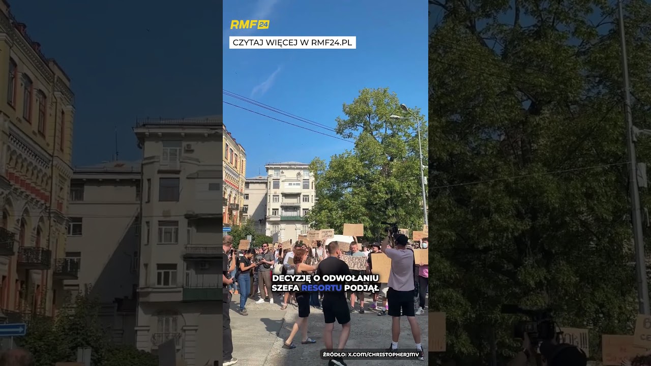 PROTESTY W KIJOWIE! TYSIĄCE LUDZI NA ULICACH PRZECIWKO DECYZJI ZEŁENSKIEGO