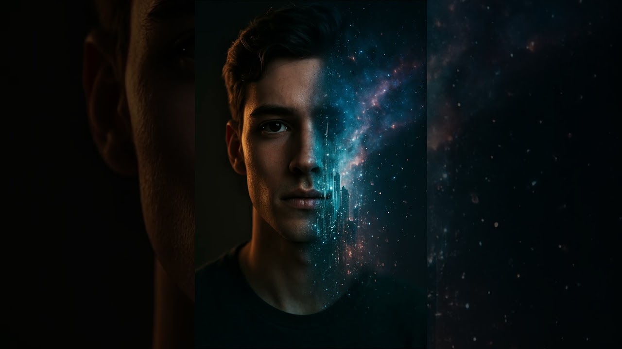 This AI Double Exposure Portrait Will Blow Your Mind 🤯 | Cinematic8K #ai  #usa #cinematicart #aiart