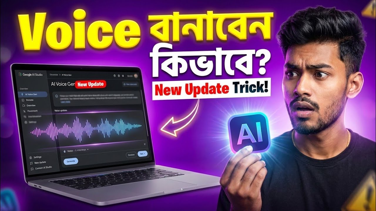 Google AI Studio New Update: Bengali AI Voice Generation (Complete Tutorial)