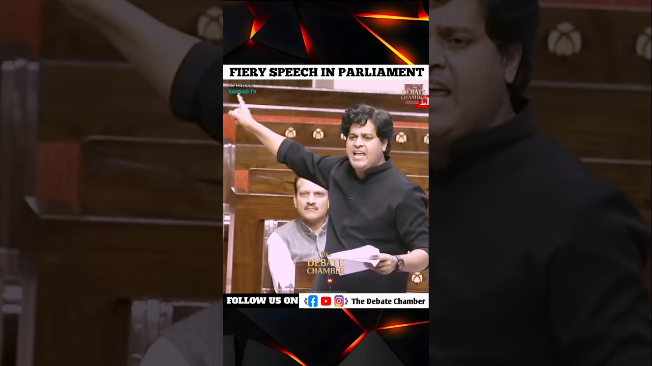 Imran Pratapgarhi's ll fiery speech in parliament - Amit Shah - Narendra Modi - BJP #shorts