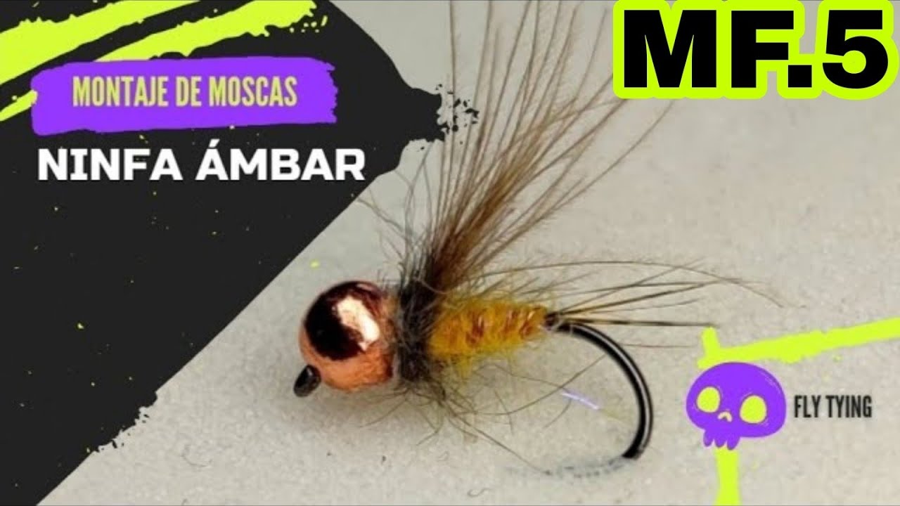 FLY TYING nymph patterns 2021🥇🥇NINFA ÁMBAR.Pesca a mosca.