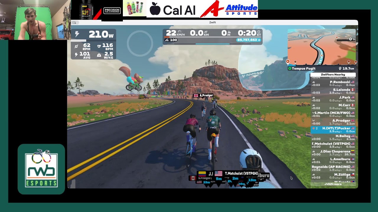Zwift race- restart raceing
