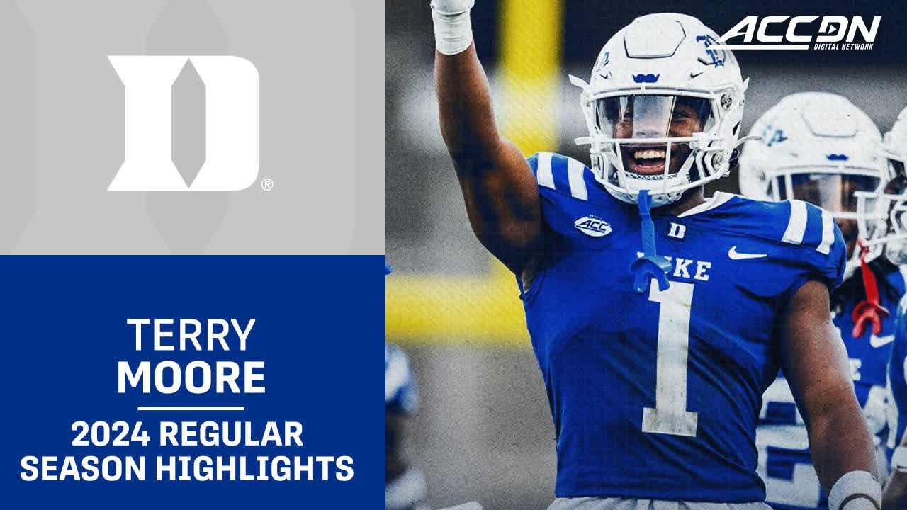 Terry Moore 2024 Regular Season Highlights | Duke Safety