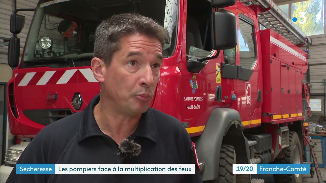 1/4 des pompiers de la Haute-Saône formés pour lutter contre les feux de forêts depuis 2018
