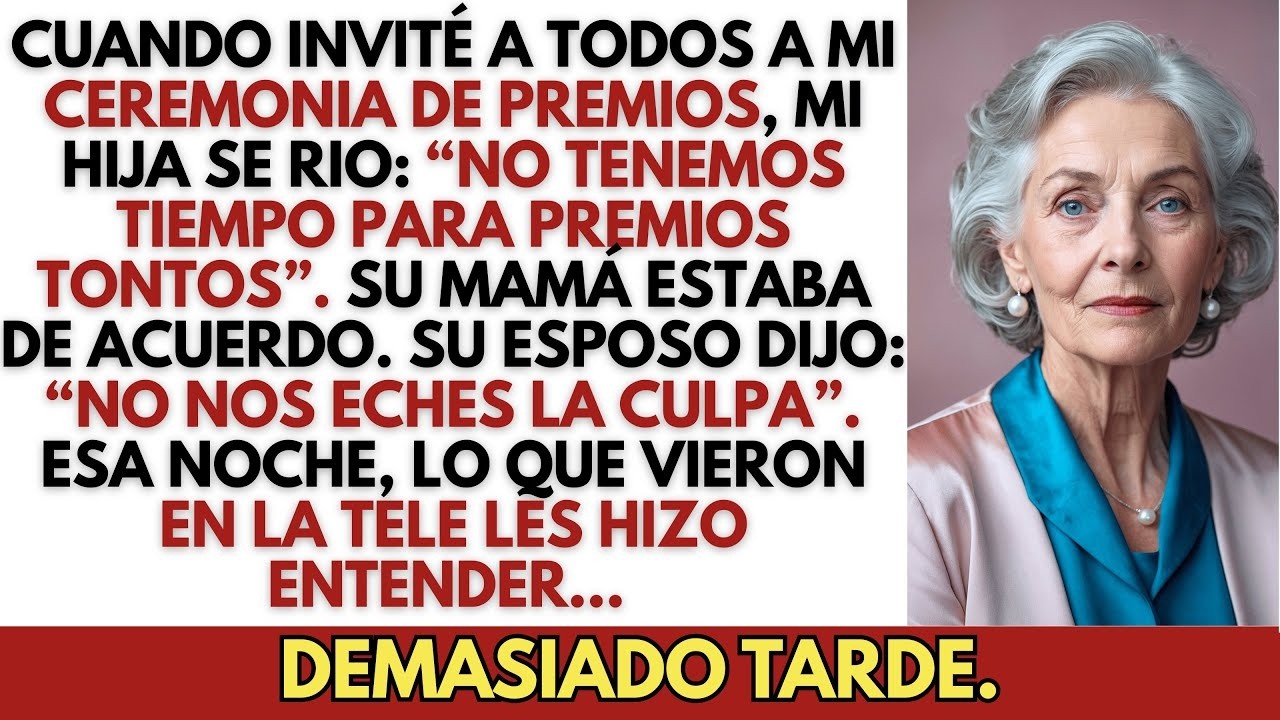 Mi Hija Se Burló De Mi Premio: “No Tenemos Tiempo Para Premios Tontos”. Esa Noche Cambié Todo