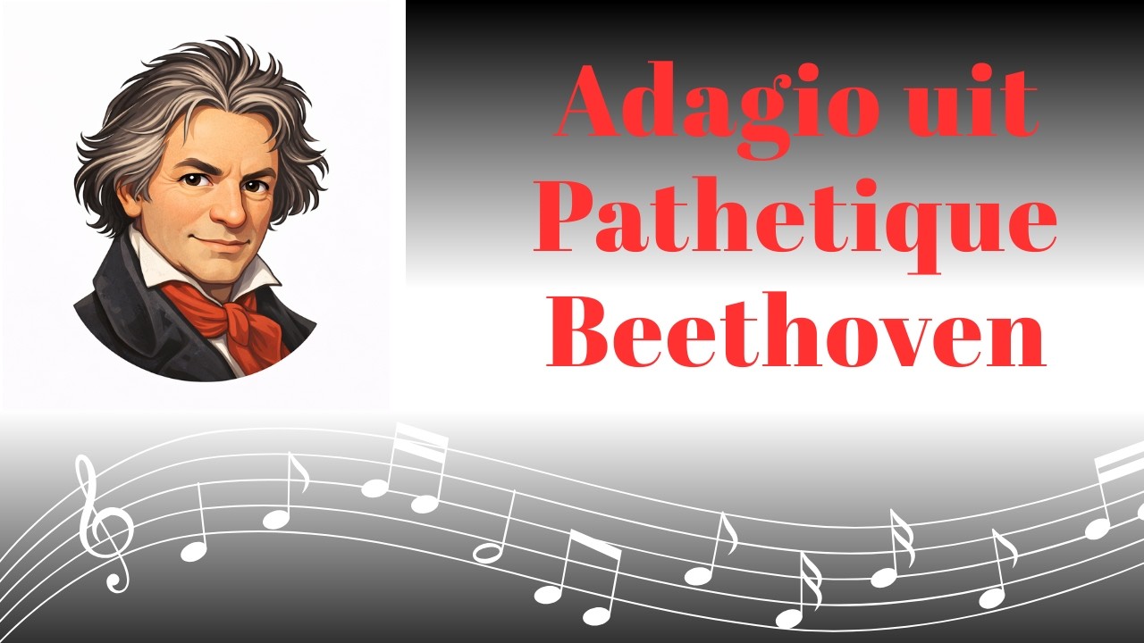 Het Adagio uit de Sonate Pathetique van Beethoven - Tweede deel uit de 8e Piano Sonata