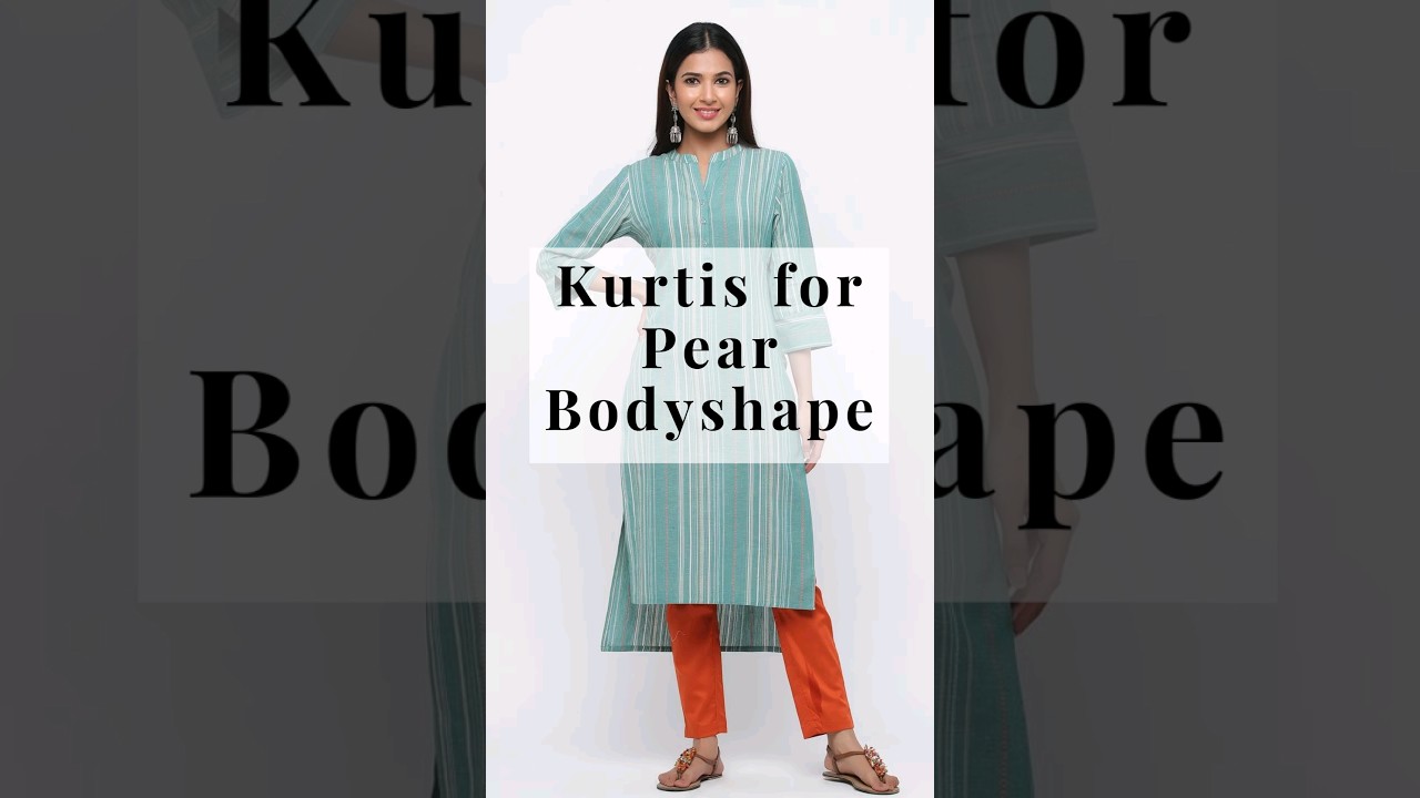 Kurtis for Pear Body Shape ❤️ Ethnic wear | Indian Outfit 💘 #fashion #shorts #short #viral #trending