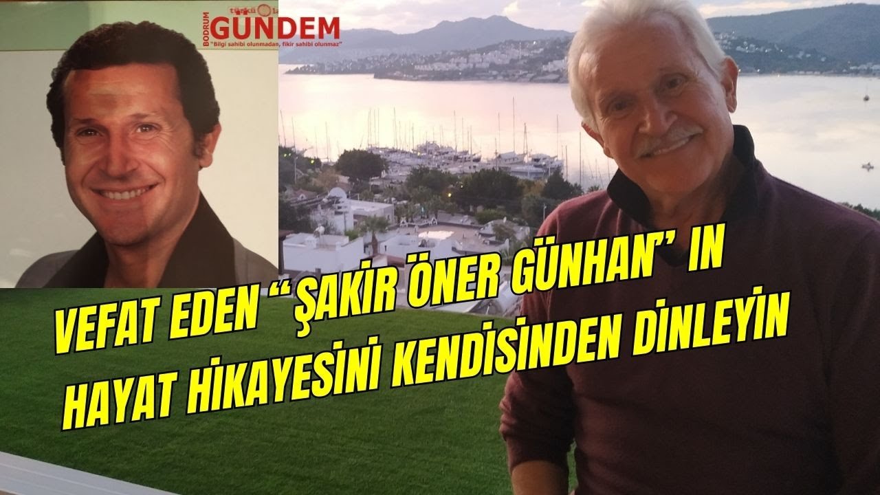 Kıymetli sanatçımız Şakir Öner Günhan Vefat etti