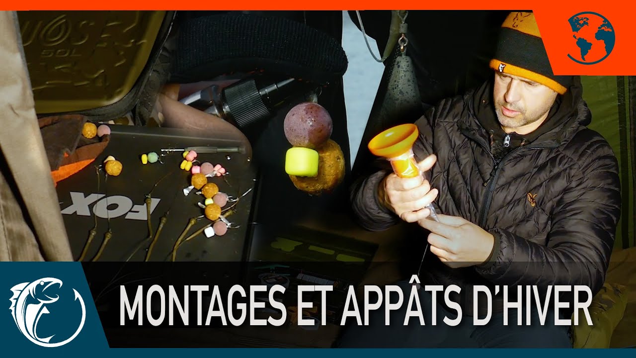 Pêche de la carpe -  Carpfishing - Montages et appâts d'hiver