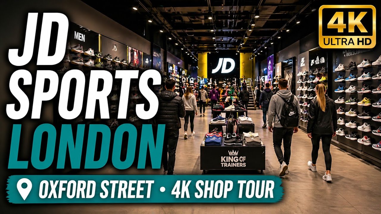 Inside JD Sports Oxford Street London – 4K SHOP TOUR