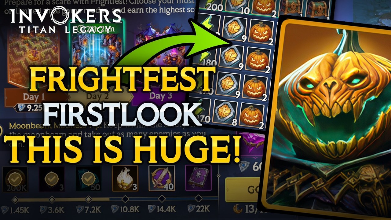 Fright Fest &mdash; это безумно весело! И больше тыкв? Первый взгляд на Invokers Titan Legacy