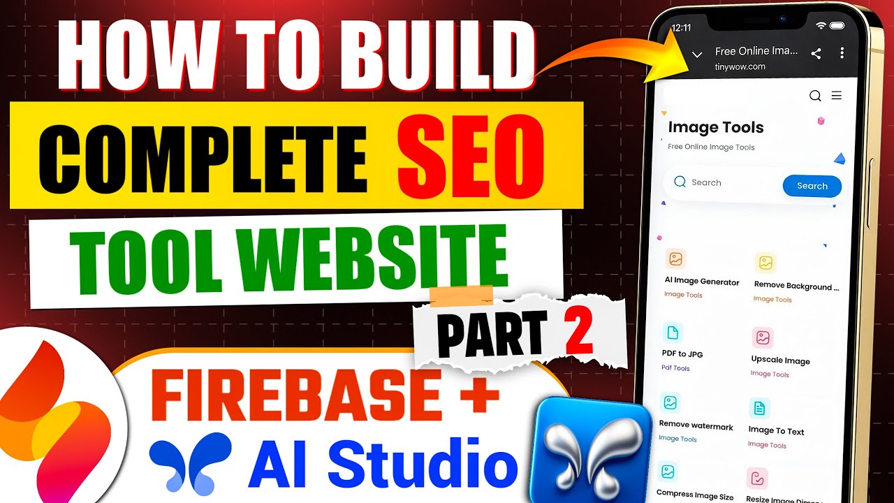 How to Build a Complete SEO Tools Website 🚀 Firebase + Google AI Studio (Step-by-Step) - Part 2