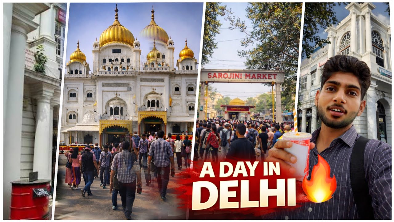 Exploring Delhi Like a Local 🇮🇳 | From Rajiv Chowk to Cyber City 