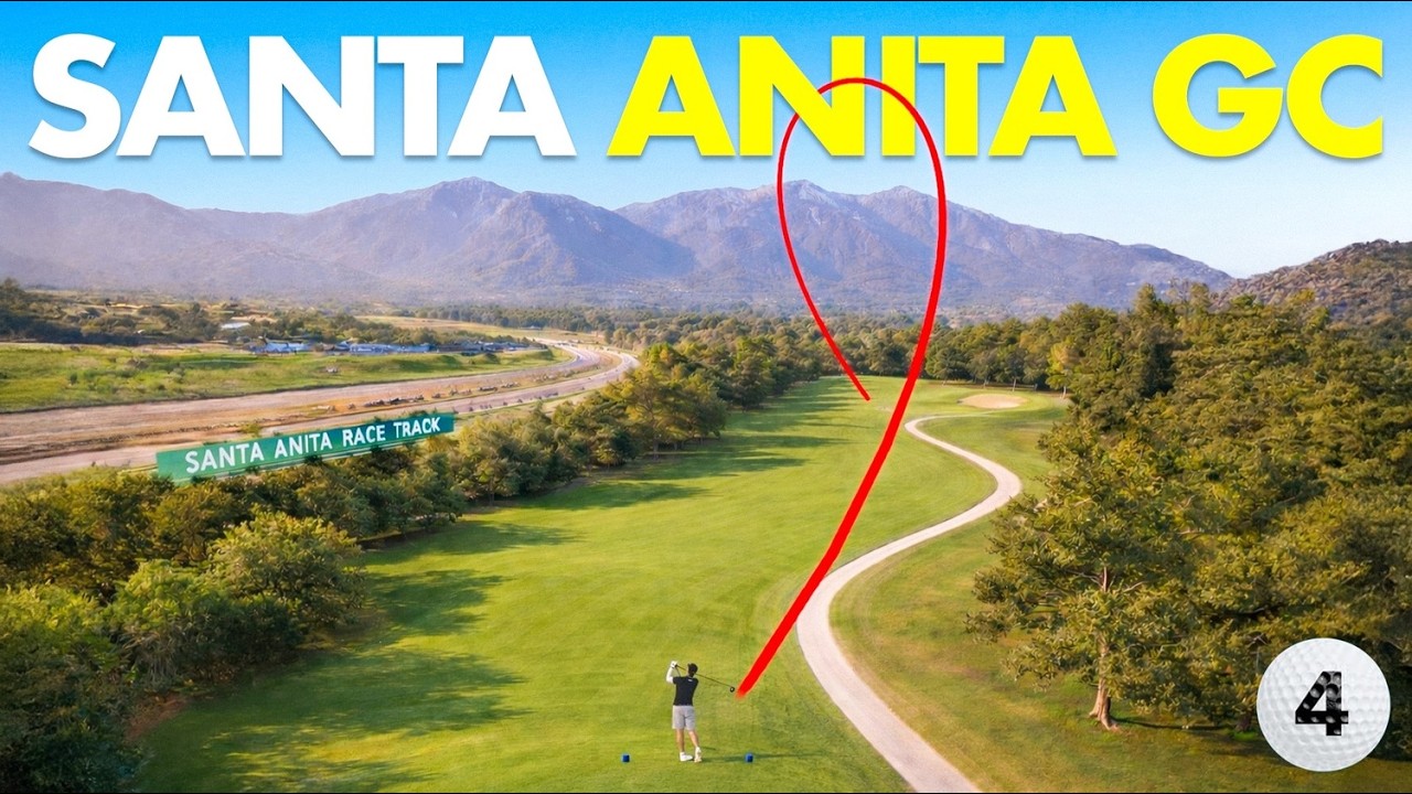 Я играл на поле для гольфа Santa Anita GC из серии 