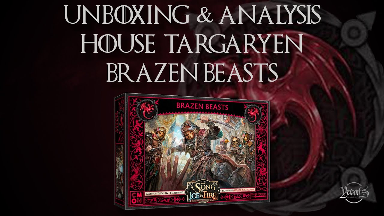 ASOIAF: TMG Unboxing - House Targaryen Brazen Beast