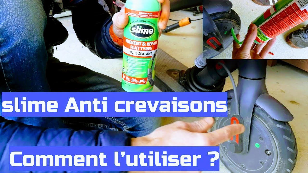 SLIME : Anti crevaison , sur Xiaomi M365